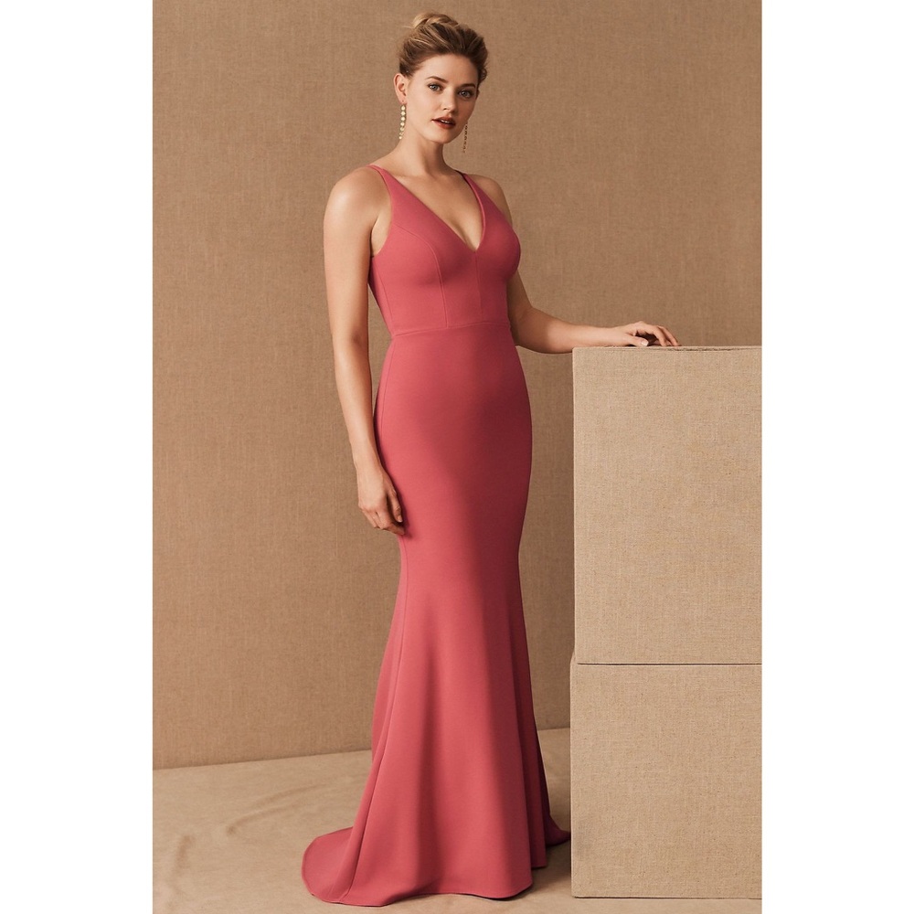 BHLDN Jones Dress in Raspberry - Picture 3 of 9